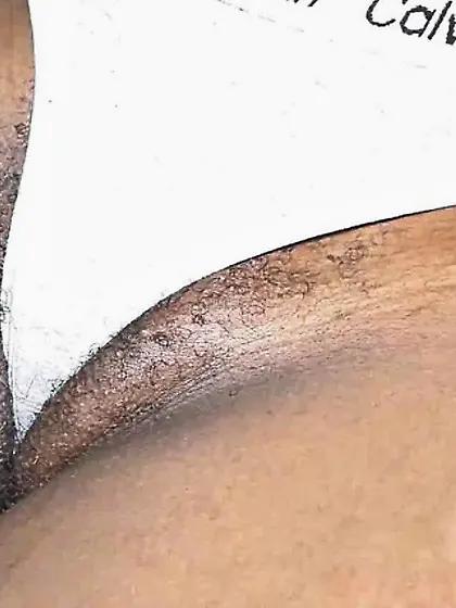 Black women with panties on