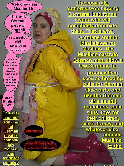 German rubber painluts for Muslim use only!