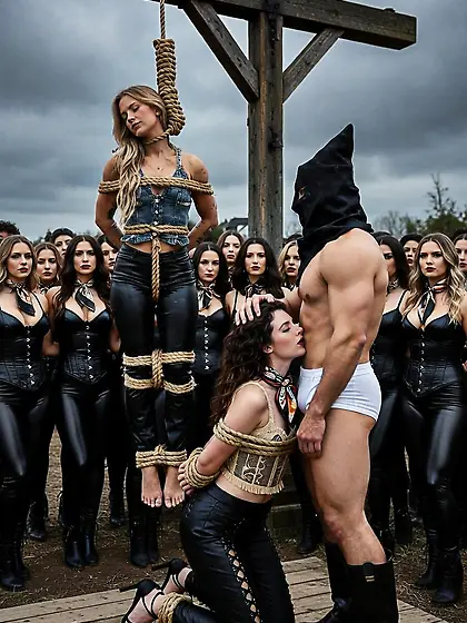 Jenna Sucks off Kimberly's hangman