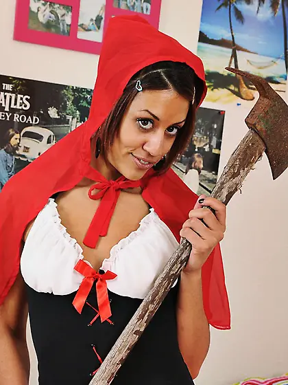 Teen Lyla Storm gets her bald pussy fucked after playing Little