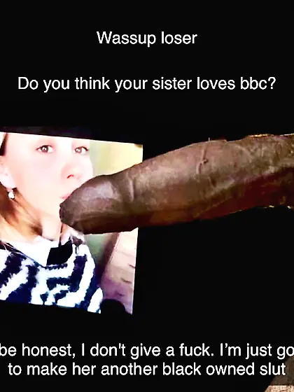 Black bull will make cucks sister Varya snowbunny