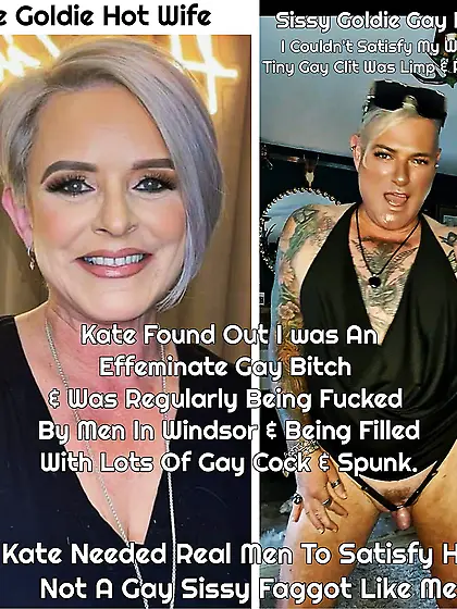 Kate Goldie exposes her gay cuck