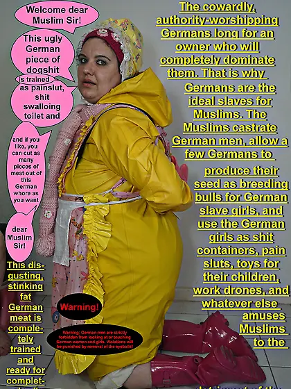 German rubber painluts for Muslim use only!