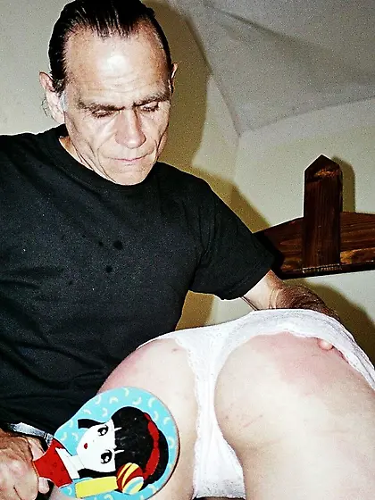 Master spanks beautiful young