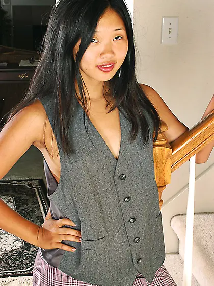 Cute asian masturbation