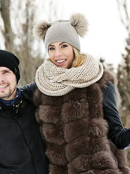 Hungarian sweet thing lies on red couch and enjoys anal penetrat