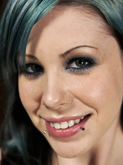 Tattoed tied alternative girl