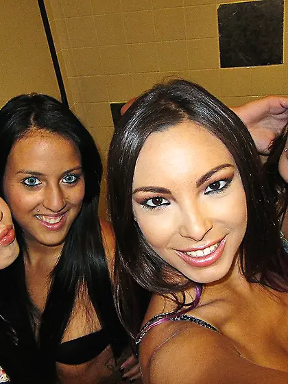 Teen in stockings Allison Banks is a part of the girl???s band t