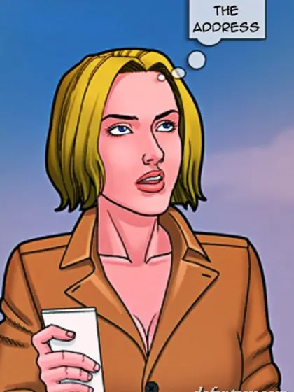 Curious blonde enters adult