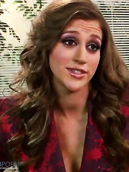 Large tits secretary dark-hued tights orgy