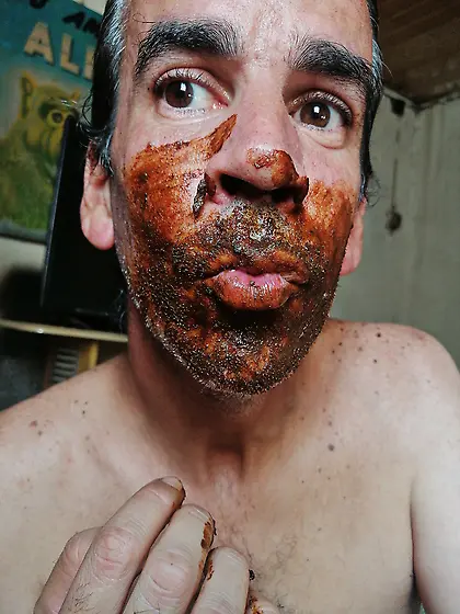 Playing with my ass and eating shit