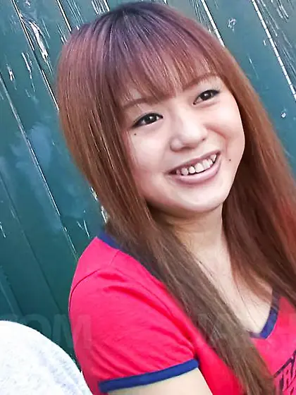 Playful Japanese cutie gets that thick dick in her mouth and suc