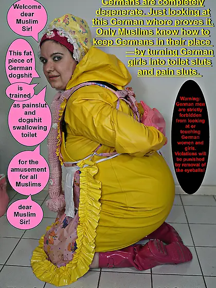 German rubber painluts for Muslim use only!