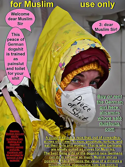 German rubber painluts for Muslim use only!