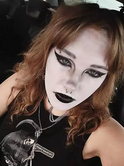 Dutch Goth Girl with great tits