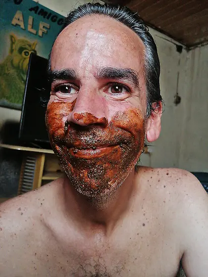 Playing with my ass and eating shit