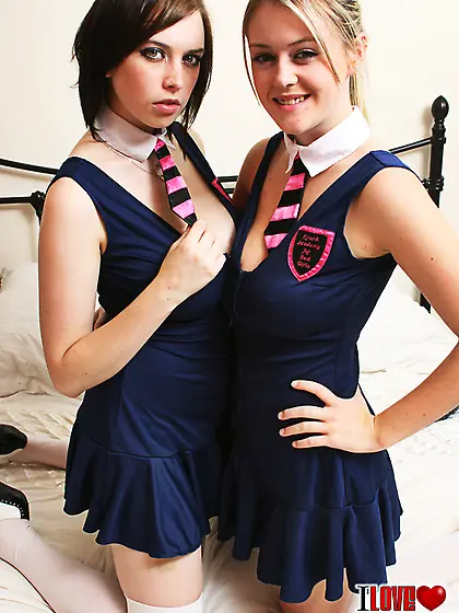 Slutty girls uniform naked