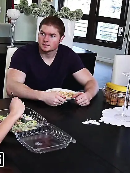 Brunette hussies lured roommate