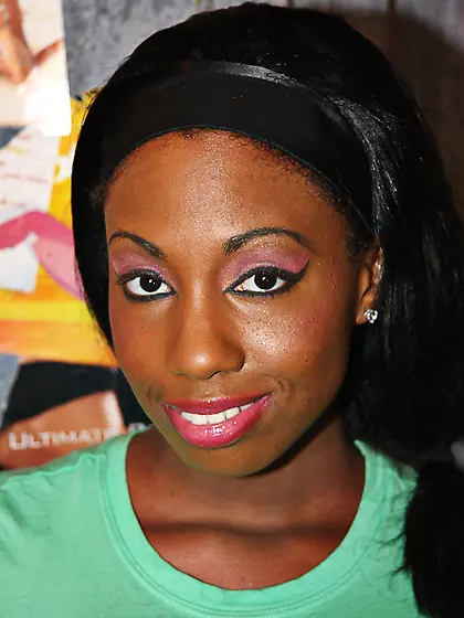 Black chick Mahlia Milan likes the idea of fucking the white coc