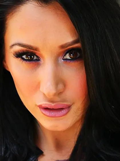 Staggering brunette whore with tattoos has breasts and butt to d