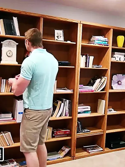 Chunky jock vigorous bangs