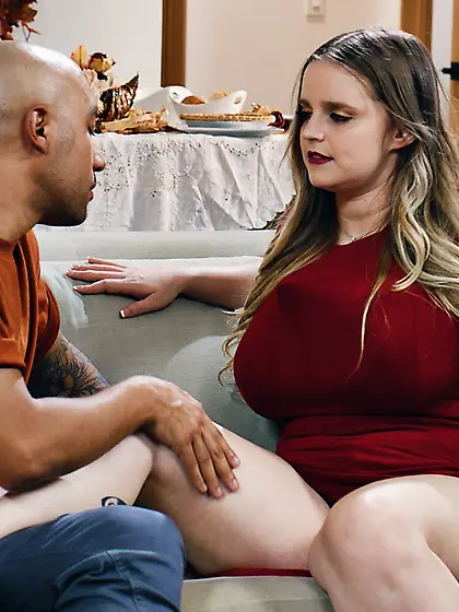 Big-boobed plumper Codi Vore takes good care of BBC