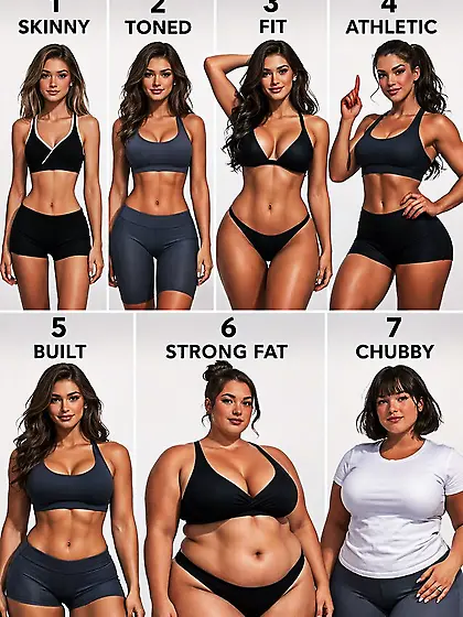 Preferred Female Body Types
