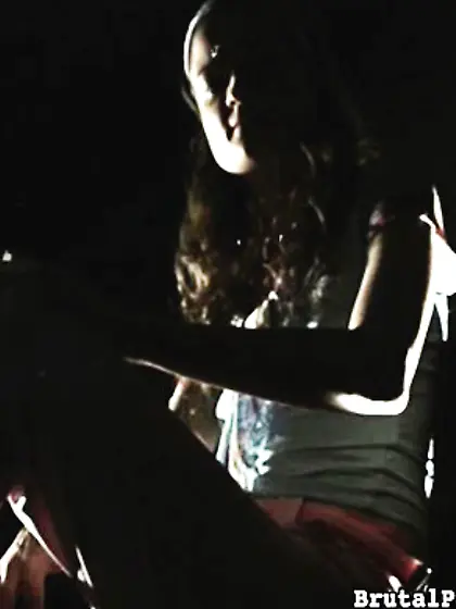 Cutie shows fine butt