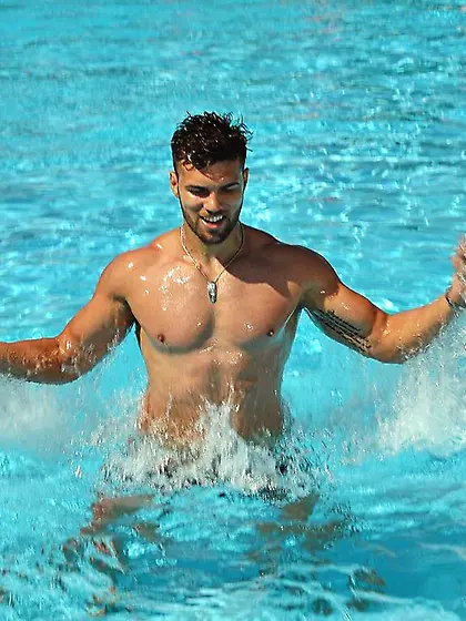 White gay cuteerik dancing