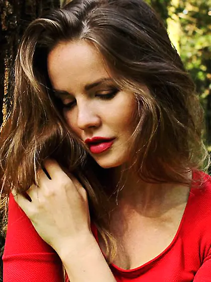 White teen with blonde hair and beautiful...