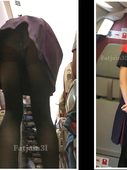 flight attendant upskirt