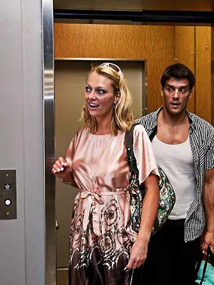 The bosomy milf Brenda James enjoys the hard fuck and sperm pour