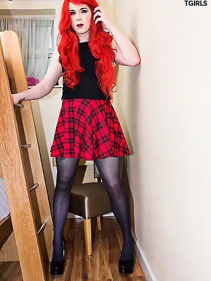 Red-hot redhead vibrant locks