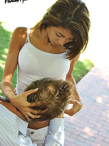 Stunning Latina princess Veronica Rodriguez is ready to take his