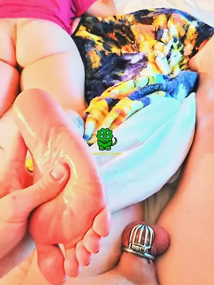 Locked my husband in chastity cage