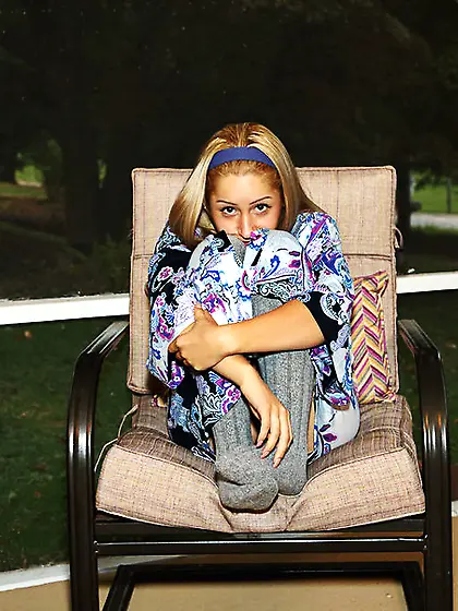 Mischievous teeny measuring snatch