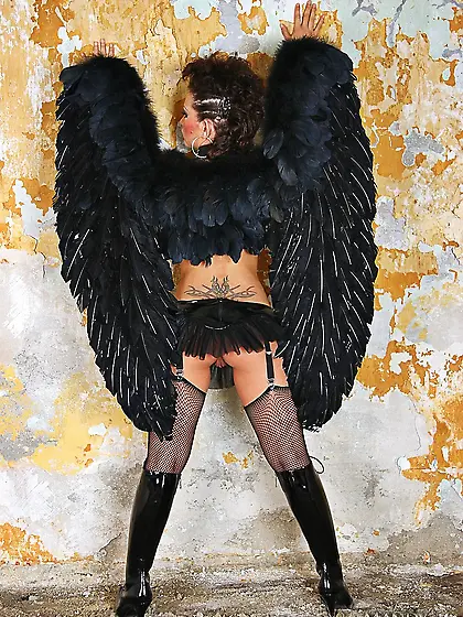 Dark demon emerges,  pulling