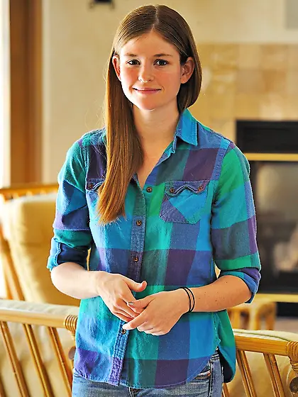 Cute redhead teen big tits