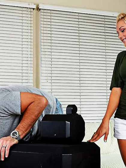 Big piston again and again bursting inside the tight shaved puss