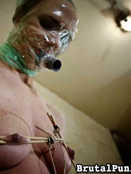 Kinky slut mask shows