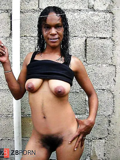 DARK-HUED dark-hued amteur fur covered wives undies puled down v