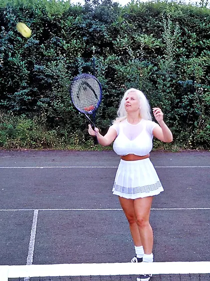 Blonde german milf big tits