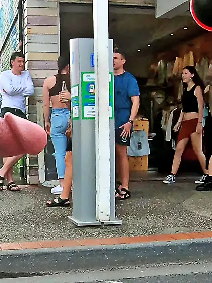 WNBR Byron Bay public erection flasher cockring