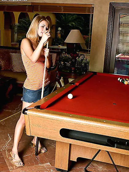 Stripping table masturbation