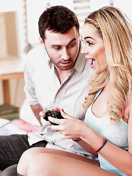 Astonishing girl with great assets properly nailed in several se