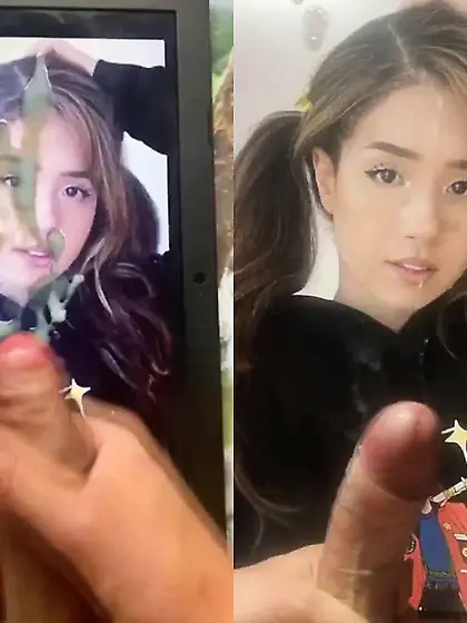 Enjoying my Precum while Edging to Pokimane