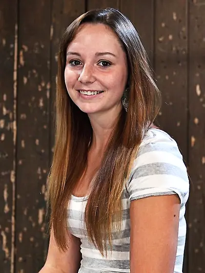 Young blonde struggles restrictive