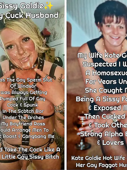 Kate Goldie exposes her gay cuck