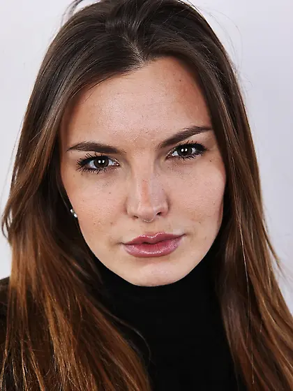 Young flawless beauty dreamy