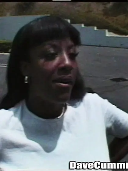 Black chick white tank-top